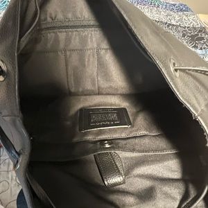 Coach Black Hudson backpack